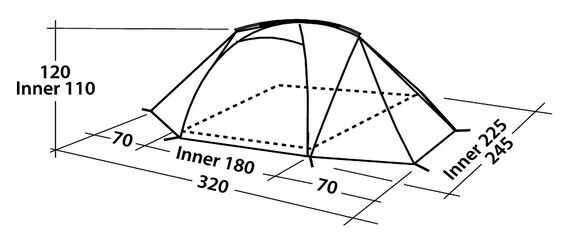 Палатка Easy Camp Equinox 300 (43254) изображение 6