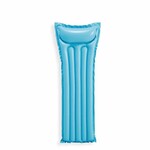 Пляжний надувний матрац для плавання Intex Блакитний Economats 183х69см (59703-2)