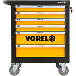 Інструментальний візок з набором інструменту VOREL 177 шт CrV (58540)