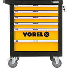 Інструментальний візок з набором інструменту VOREL 177 шт CrV (58540)