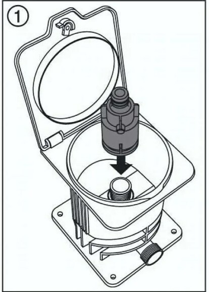 Конектор зі стоп-клапаном для водозабірної колонки 2797-20 Gardena (5203998-01) фото 3