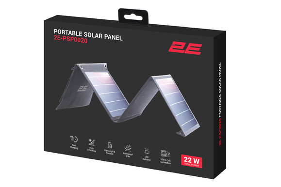 Портативна сонячна панель 2E 22 Вт (2E-PSP0020) фото 7