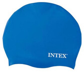 Шапочка для плавания Intex Silicone Swim Cap, синяя (55991-2)