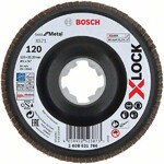 Диск лепестковый Bosch X-LOCK Best for Metal X571, G120, 115 мм (2608621766)