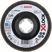 Диск пелюстковий Bosch X-LOCK Best for Metal X571, G120, 115 мм (2608621766)