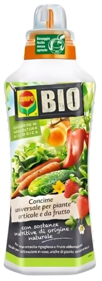 Удобрение органическое Compo BIO для фруктовых и овощей, 1 л (2224)
