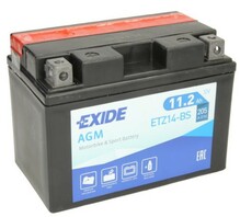 Мото аккумулятор EXIDE YTZ14-BS, 11.2Ah/205A