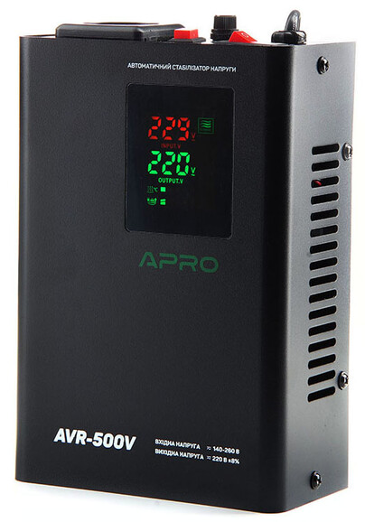 Стабилизатор напряжения APRO AVR-500V (852004) изображение 3