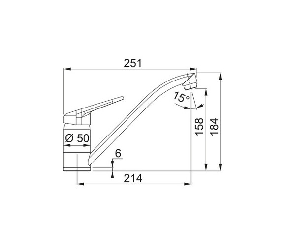 Смеситель Franke Novara Plus (миндаль) (115.0470.655) изображение 2