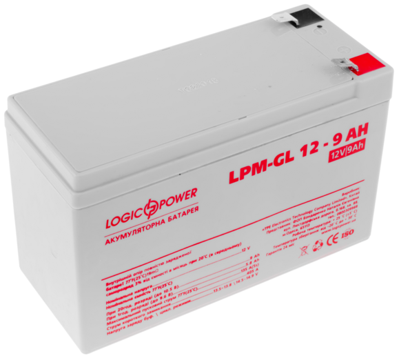 Аккумулятор гелевый Logicpower LPM-GL 12 - 9 AH