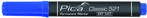 Маркер перманентный PICA Chisel tip синий с подвесом (521/41/SB)