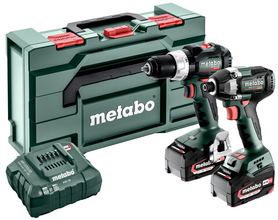 

Комплект аккумуляторных инструментов Metabo COMBO SET 2.8.8 18V (685200000)