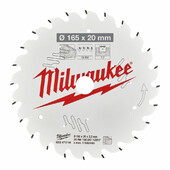 Пильный диск Milwaukee PFTE 165х20х2.2мм 24 зубьев (4932471294)