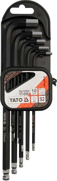 Набор шестигранников 10 шт. Yato (YT-0561)