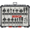 Набор фрез Bosch смешанный, 15 шт. (2607017473)