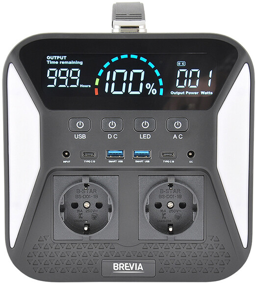 Зарядна станція Brevia 300W NCA (276.4 Вт·год/300 Вт) фото 2