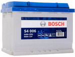 Автомобильный аккумулятор Bosch S4 12В, 60 Ач, 540 A (0092S40060)
