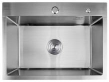Кухонна мийка Kroner KRP Geburstet-5843HM, 3.0/1.0 мм (CV022801)