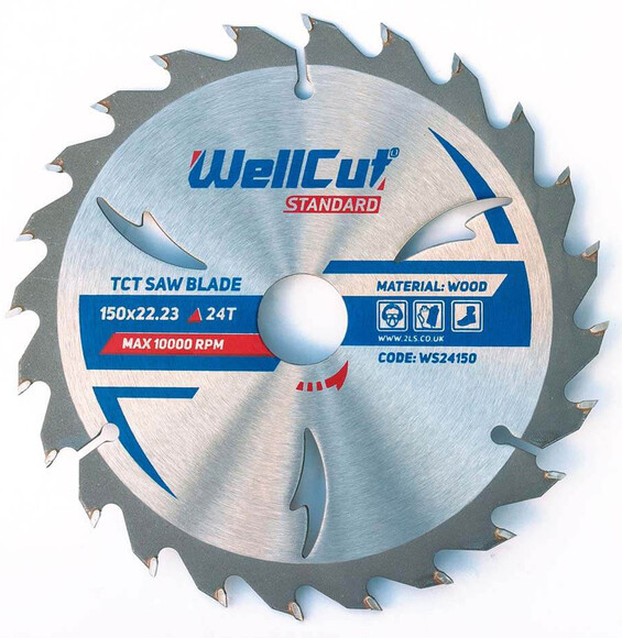 Пиляльний диск WellCut Standard 24Т, 150x22.23 мм (WS24150)