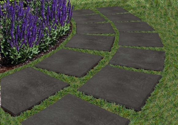Декор MultyHome, плитка з каменю для садових доріжок 30х30 см, сіра (5907736265190) фото 10