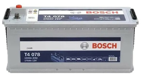 Грузовой аккумулятор Bosch 6СТ-170 Аз (0 092 T40 780)