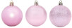 Набір ялинкових іграшок House of Seasons H&S, 6 см, 10 шт. (рожевий) (8720362101819)