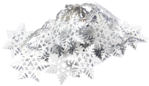 Светодиодная гирлянда-нить Devilon снежинки, 4 м, 20 л, 3AA батарейки, теплый белый, IP20 (652419)
