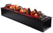 Электрокамин паровой A-Fire Cassette SF100 LOG Multicolor с 3D эффектом пламени, звуком, дровами и цветным пламенем