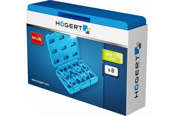 Набор зажимов HOEGERT 8 шт. (HT8G428) изображение 3