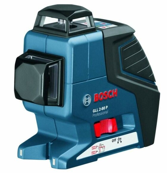 Лінійні лазери (будівник площин) Bosch GLL 2-80 P + вкладка під L-Boxx (0601063204)