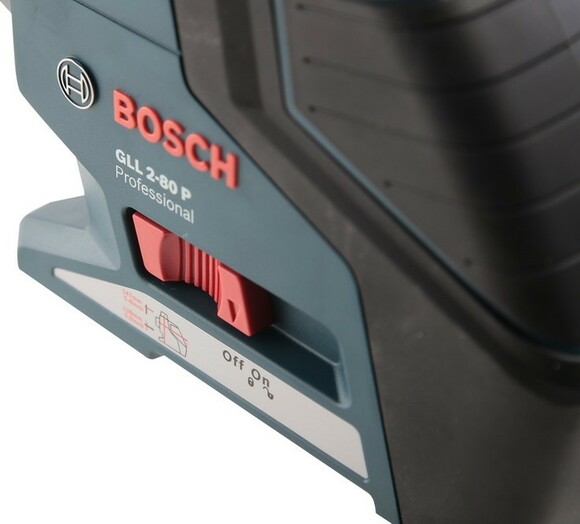 Лінійні лазери (будівник площин) Bosch GLL 2-80 P + вкладка під L-Boxx (0601063204) фото 8