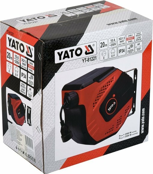 Удлинитель электросетевой 20 м Yato YT-81221 изображение 2