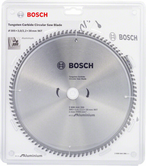 Пильний диск Bosch ECO ALU / Multi 305x30 96 зуб. (2608644396) фото 2