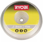 Леска для триммера Ryobi RAC102 2 мм 15 м белая (5132002639)