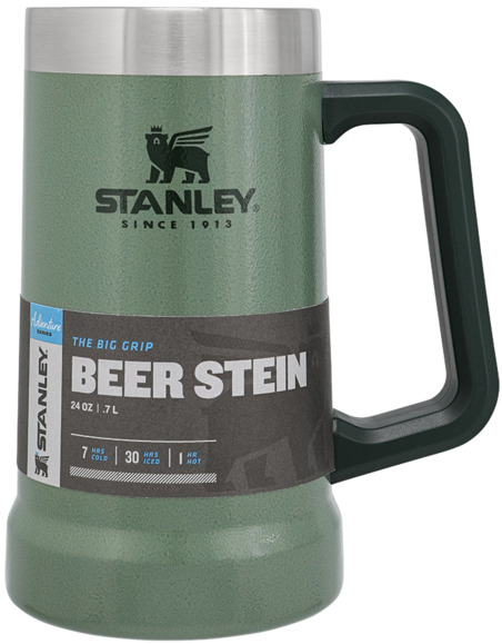 Термокружка пивная Stanley Adventure Stein Hammertone Green 0.7 л (6939236348331) изображение 4