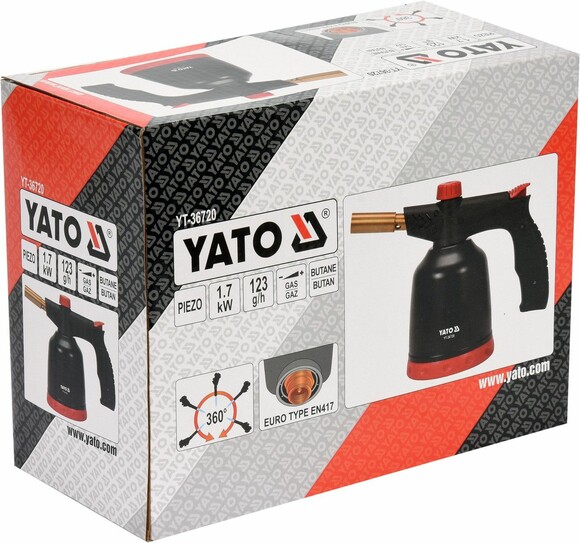 Газовий пальник YATO (YT-36720) фото 3