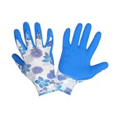 Перчатки защитные Lahti Pro женские покрытие латексной пенорезиной (полиэстер, латекс) синие 9 (L211509K)
