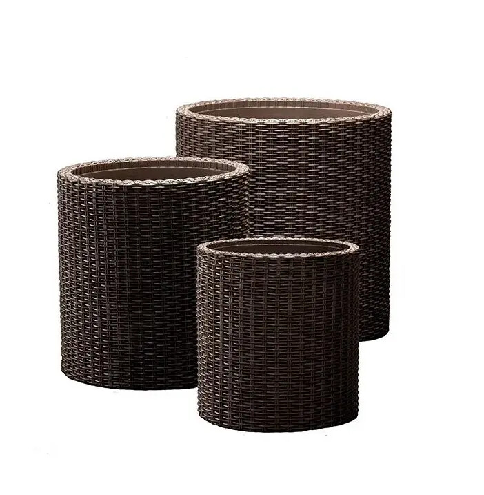 

Комплект кашпо Keter Cylinder Planters S+M+L (220455)