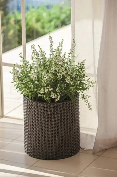 Комплект кашпо Keter Cylinder Planters S+M+L (220455) изображение 7