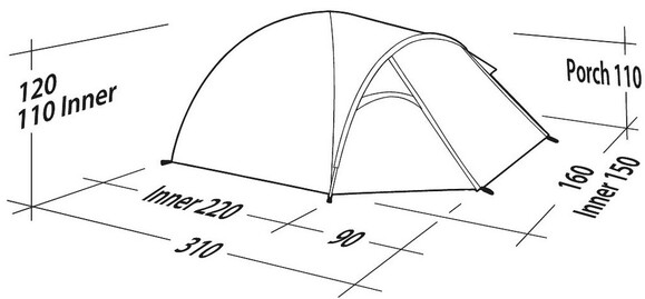 Палатка ROBENS Tent Tor 3 (44927) изображение 10