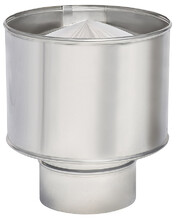 Волпер (дефлектор) ДИМОВЕНТ із нержавіючої сталі AISI 304, 300, 0.8 мм