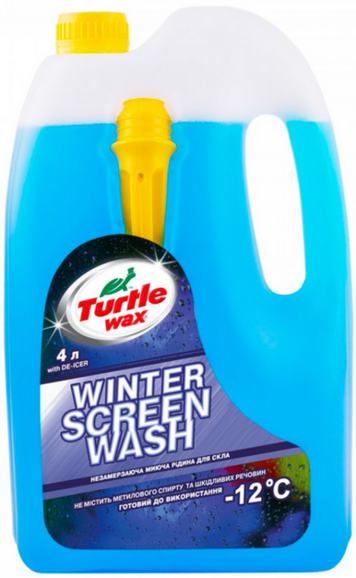 Зимний омыватель стекла TURTLE WAX Winter Screen Wash, 4 л (W-4050)