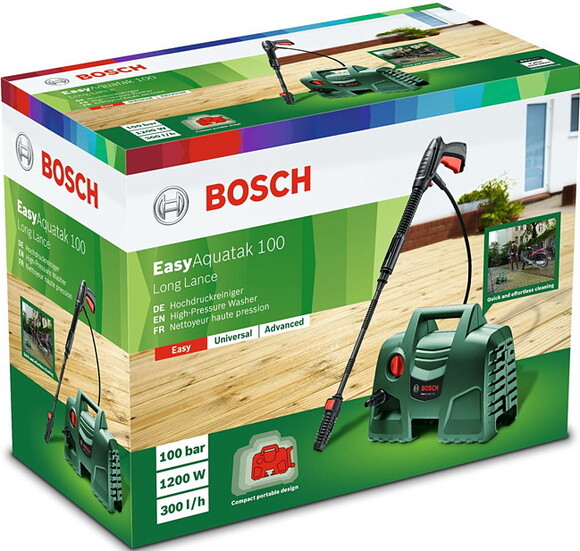 Минимойка Bosch EasyAquatak 100 Long Lance (06008A7E01) изображение 3