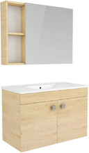 Комплект мебели для ванной RJ Atlant, 80 см (RJ02800OK)