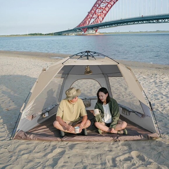 Двухместная палатка Naturehike CNK2300ZP023 (коричневый) (6976023921995) изображение 11