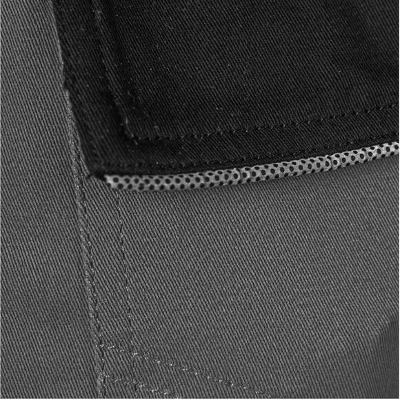 Полукомбинезон рабочий HOEGERT EDGAR, XL (темно-серый) (HT5K278-2-XL) изображение 8