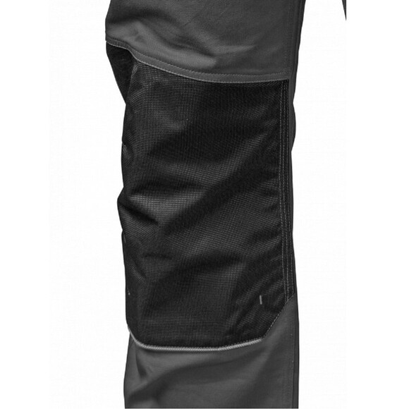 Полукомбинезон рабочий HOEGERT EDGAR, XL (темно-серый) (HT5K278-2-XL) изображение 3