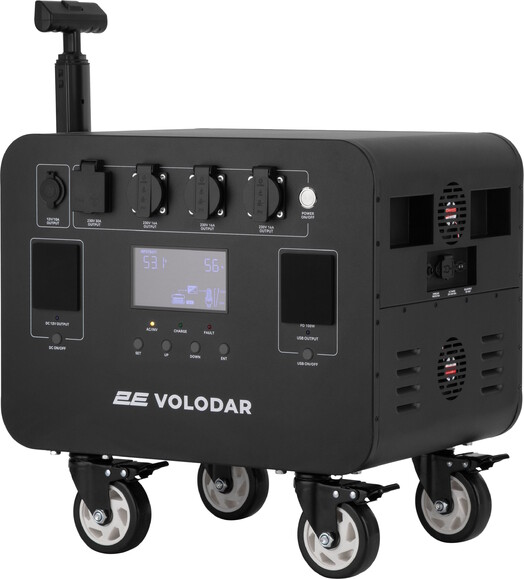 Портативная электростанция 2Е Volodar, 5000 Вт, 5120 Вт/ч, WiFi/BT, расширение емкости, быстрая зарядка (2E-PPS5051) изображение 3