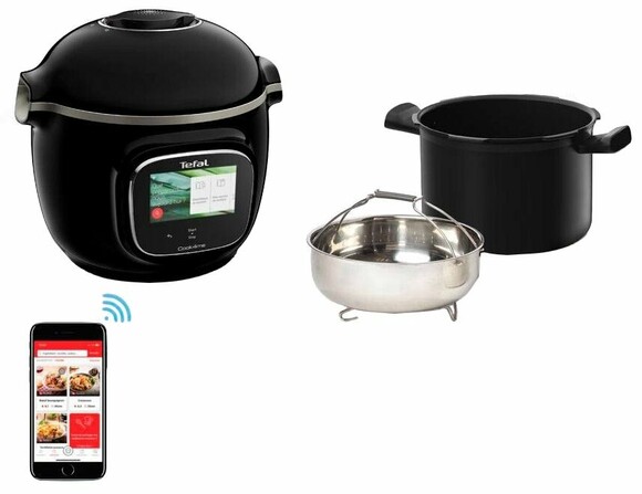 Мультиварка-скороварка Tefal Cook4me Touch (CY912830) изображение 6