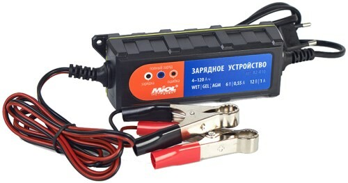 

Зарядное устройство Miol 0.55A/1A 6V/12V (82-010)